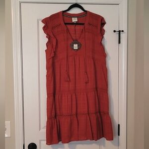 NWT Red Knox Rose Dress